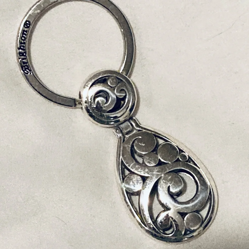 Brighton Contempo key fob silver plated - Picture 4 of 14